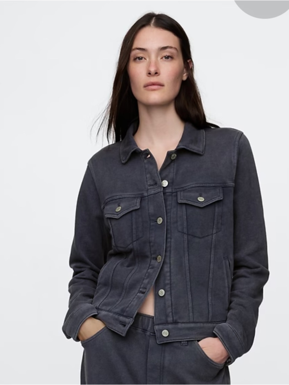Gap Heavyweight Icon Denim Jacket in Navy